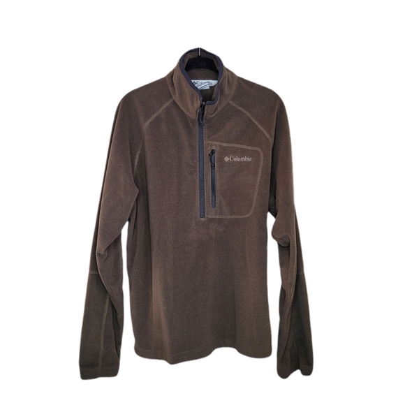 Columbia Other - Columbia men's brown fleece pullover size large